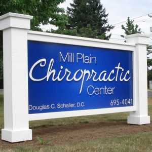 Monument Sign for a chiropractic center.
